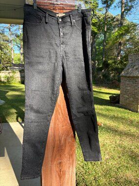 MADEWELL Black 10" High-Rise Skinny Jean